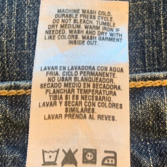 Levi Straus Signature Low Rise Boot Cut Jeans Size 14M - Picture 6 of 6